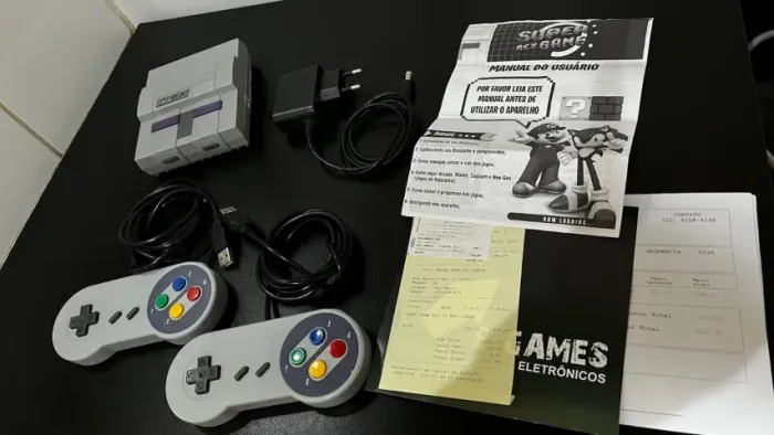 Console Retrô Box com aproximadamente 20.000 jogos clássicos