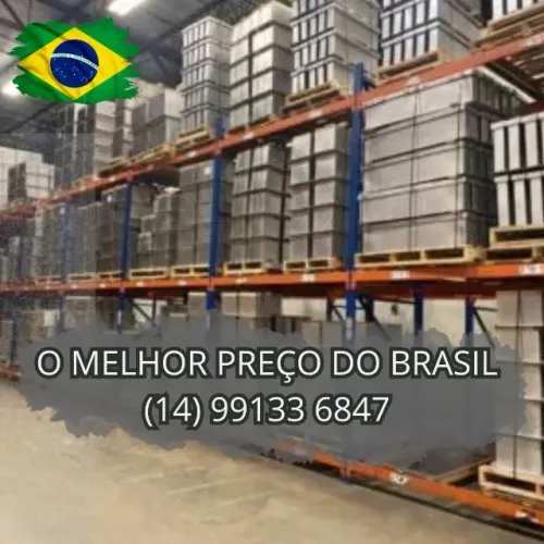 Porta palete estrutura de aço para indústria
