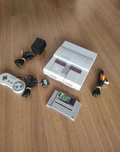 Super Nintendo + Mario Original 