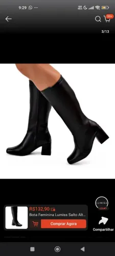 Bota Cano longo .        