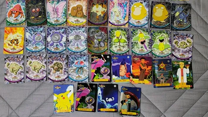Cartas coleção pokemon anime edition