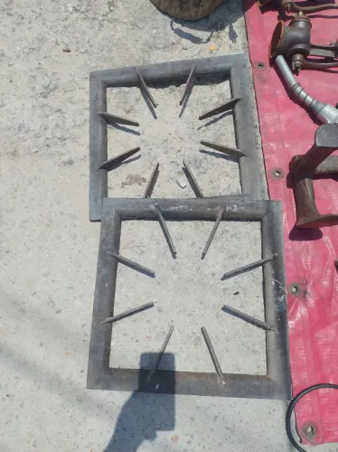Par de trempe para fogão industrial