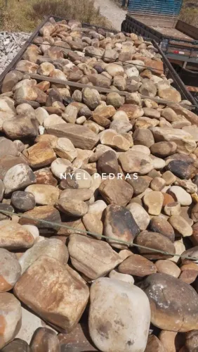 Pedras seixos de rio grande 
