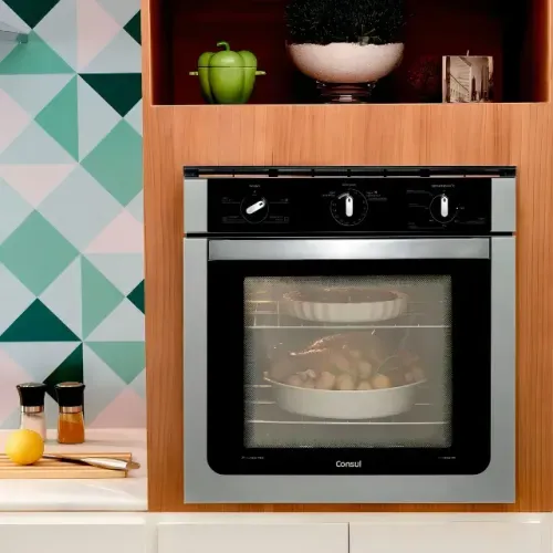 Forno De Embutir Elétrico Consul 84 L Prata Grill COB84AR