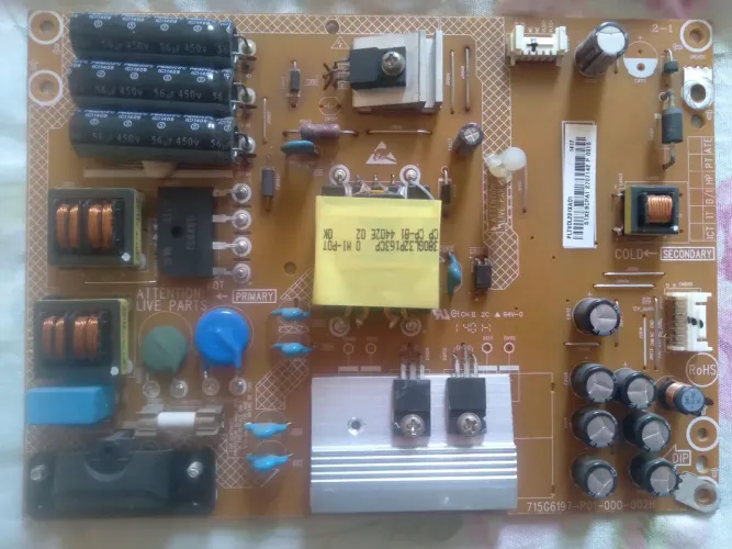 PLACA FONTE TV PHILIPS 715G6197-P01-000-002H