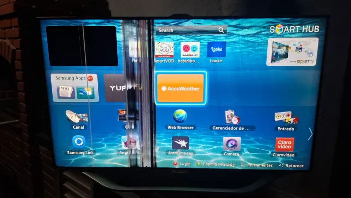 tv samsung 46 polegadas COM DEFEITO