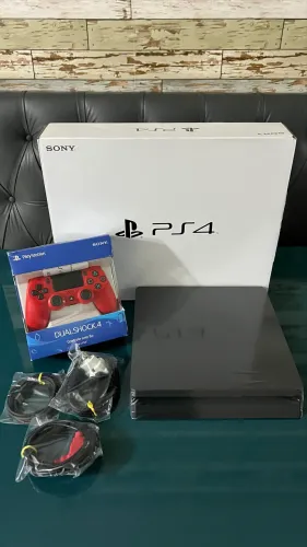 Playstation 4 Slim CUH 2214b ( o último ) 1TB 1 Controle Zero + Caixa e Cabos. 