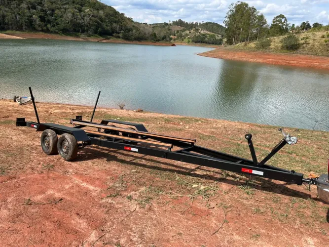 Carretinha Reboque Náutica Trucada com documento 