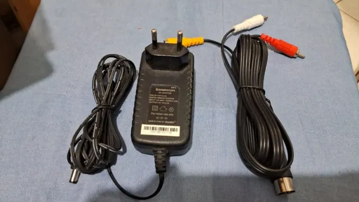 Kit Fonte e Cabo AV Para Mega Drive