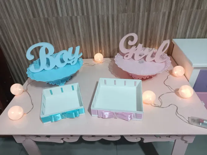 Decoração para Chá Revelação: Boy or Girl