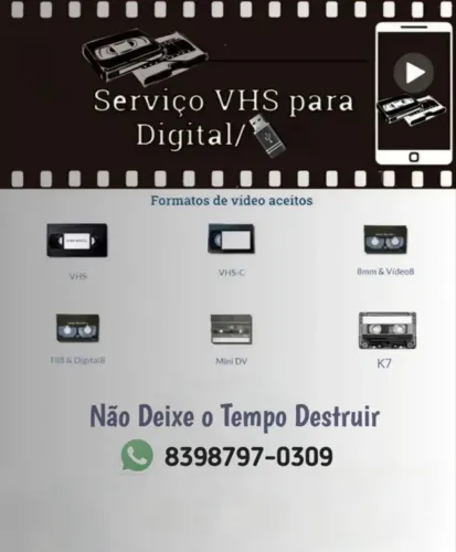 Transformo Fitas Antigas P/ Quelquer Outro Dispositivo de Sua Preferência.<<<