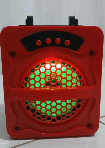 Caixa de som portátil HI-FI bluetooth com bateria e LED 5W