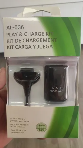 Kit de Carregamento para Xbox 360 - 35 horas de Jogo