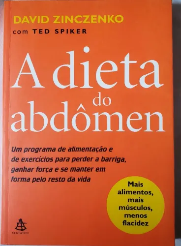 Livro A dieta do abdômen - David Zinczenko - Ótimo estado!!