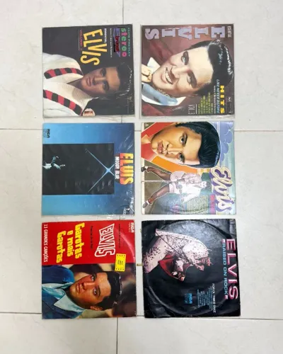 6 Discos de Vinil - Elvis Presley - Originais