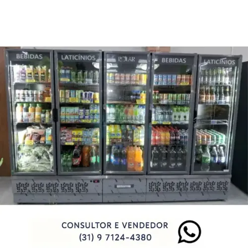Refrigerador Auto Serviço 5 portas polar 220v Novo