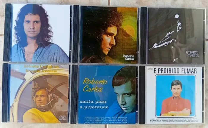 roberto carlos 6 cds originais
