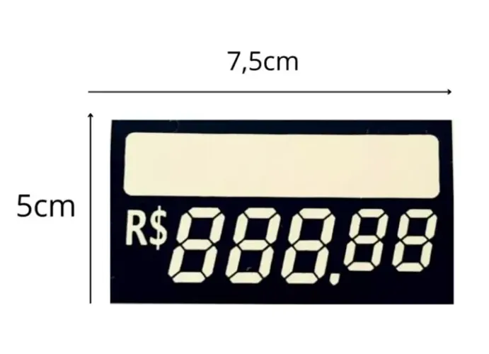 200 Placas De Pvc Digito Reutilizável Br/etiqueta/pvc G