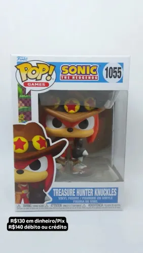 Funko Pop! Sonic - Treasure Hunter Knuckles - 1055