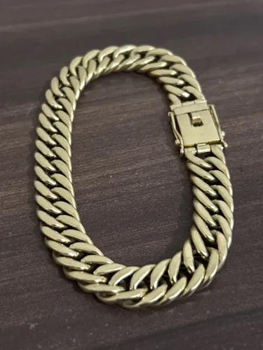 joia de ouro 18k pulseira grumet