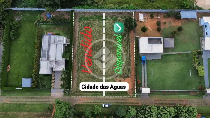 Hidrolândia - Condomínio Cidade das Águas 1.000 m² disponíveis codigo: 110474