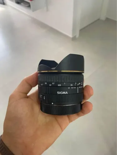 Lente sigma 15mm fisheye 2.8 para Canon