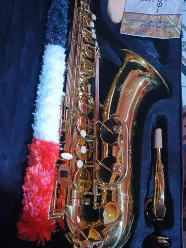 Saxofone tenor slade Dourado - Novo!