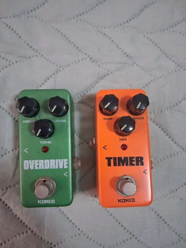 Pedais kokko overdrive e delay