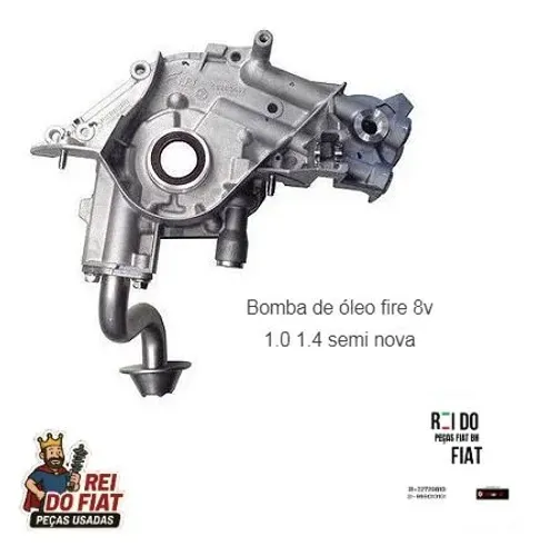 Bomba de Óleo Fire 8v 1.0/1.4 - Peça Automotiva