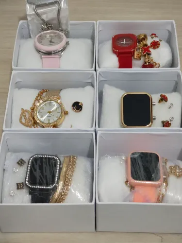 Relógio kit com pulseira