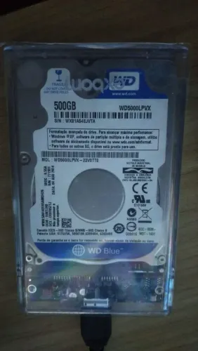 HD Externo 500gb WD Blue