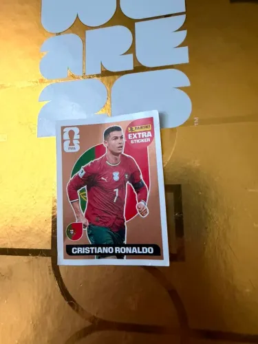 Figurinha Extra Cristiano Ronaldo Bronze - Álbum Copa 2026 Panini (Original)