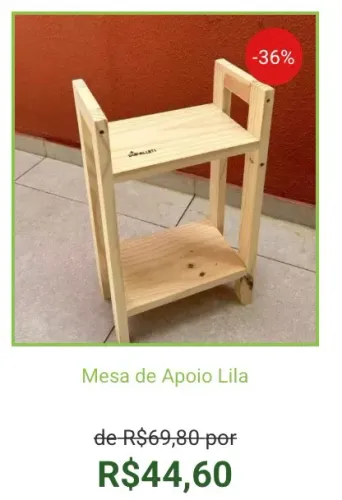 Mesinha de apoio cama
