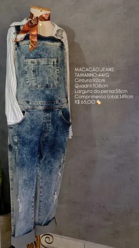MACACÃO JEANS