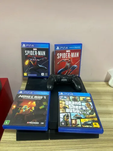 PS4 FAT ORIGINAL +CONTROLE + JOGOS ?Funcionando perfeitamente