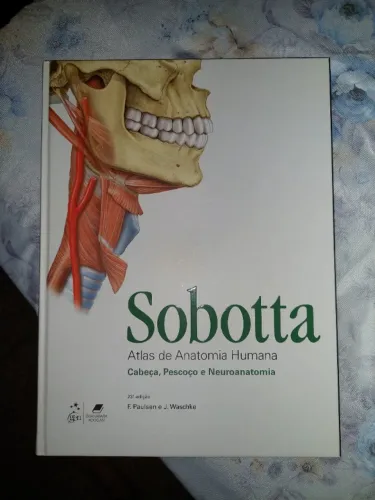 Livro Sobotta cabeça,pescoço e neuroanatomia