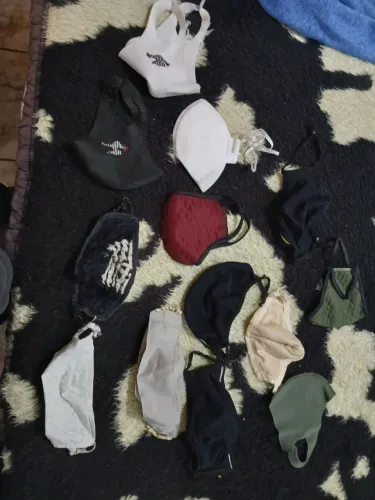 Colecão de mascaras contra covid