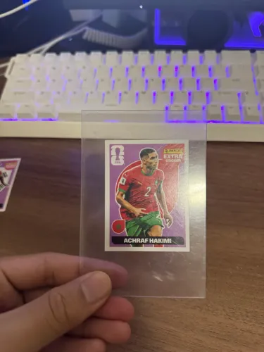 Figurinha da copa 2026 Achraf hakimi roxo Regular