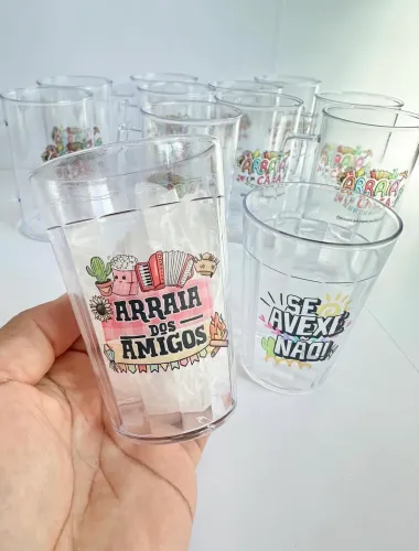 Copos Americanos Personalizados Tema Brasil | Copa | R$ 10,00 cada