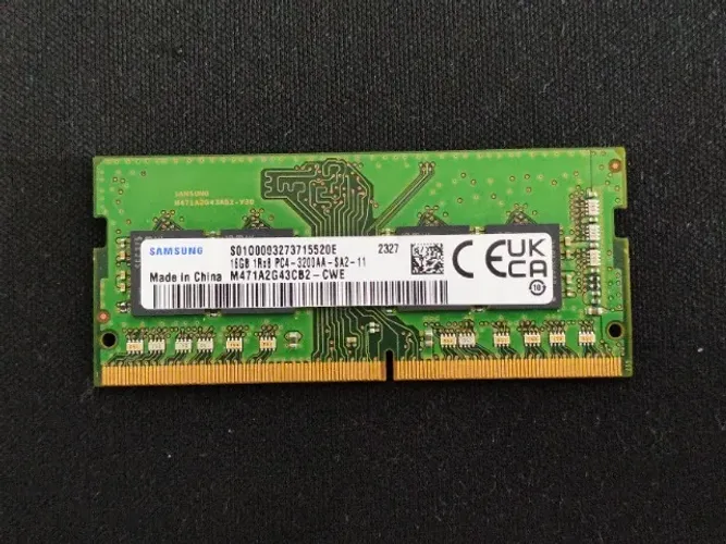 Memória Samsung 16GB DDR4 3200MHz para Notebook pente Original