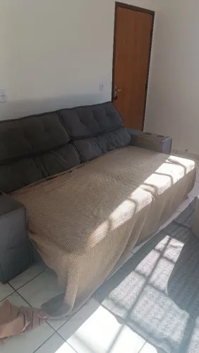Sofá 4 lugares retrátil reclinável
