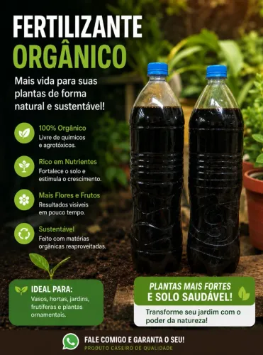 2 Fertilizantes Orgânicos 1,5L