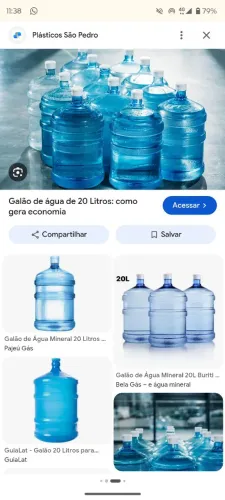 Galão de água 20l