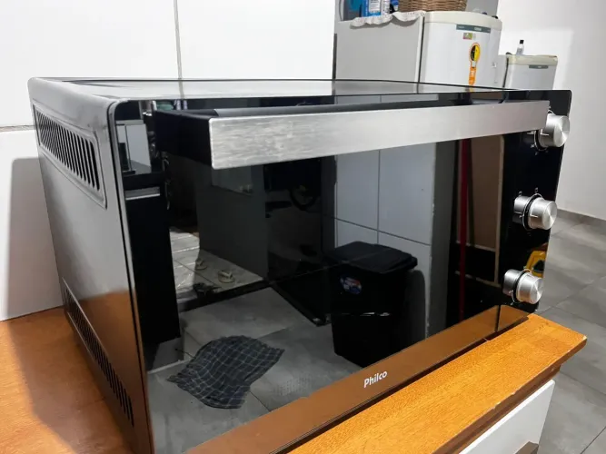 Forno elétrico Full Glass 50L, entrega grátis!