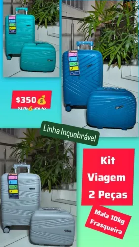 Kit Viagem 3 Peças PrOmOçÃo 