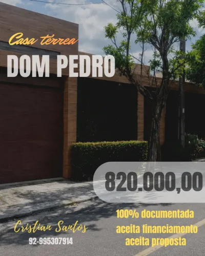CASA TÉRREA - DOM PEDRO - 820MIL