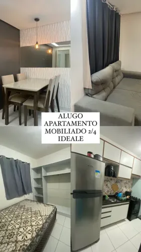 Ideale - Apartamento 2/4 - Mobiliado - Com Ar - Condicionado