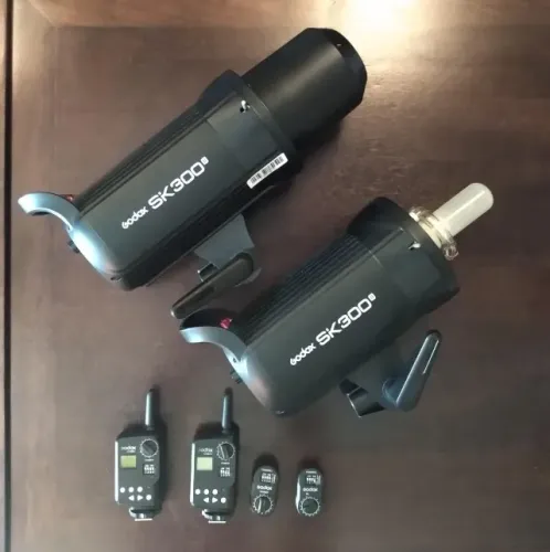 Flash´s Godox com radio flash