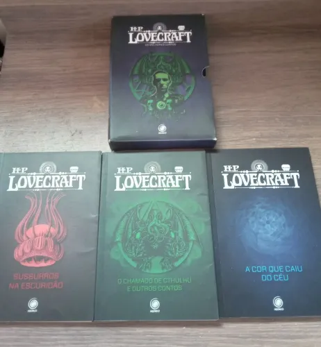 Box Livros HP Lovecraft Melhores Contos