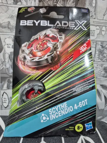 LACRADO Hells Scythe 4-60 Taper Scythe Incendio Beyblade X